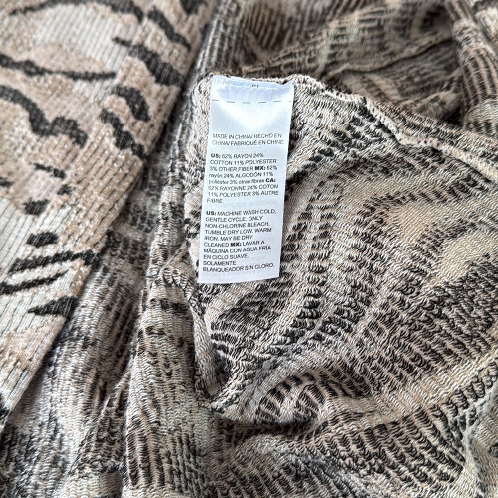 Chicos cardigan animal print long M - Picture 7 of 7